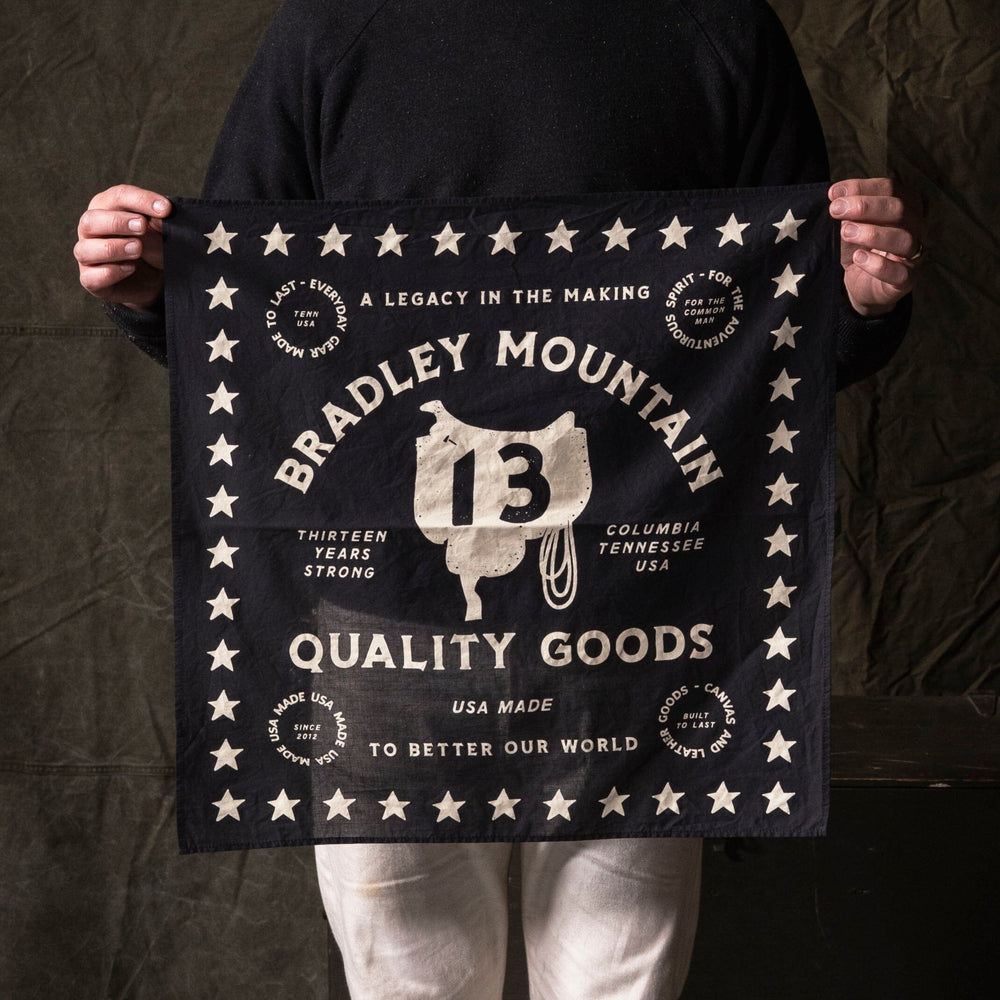 Quality Goods Bandana - Black Accessories Bradley Mountain 