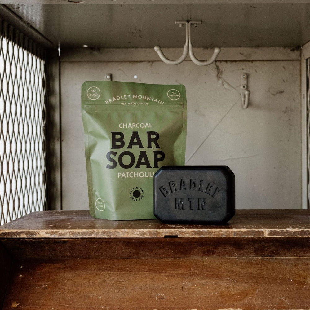 Charcoal Bar Soap - Patchouli Bradley Mountain 