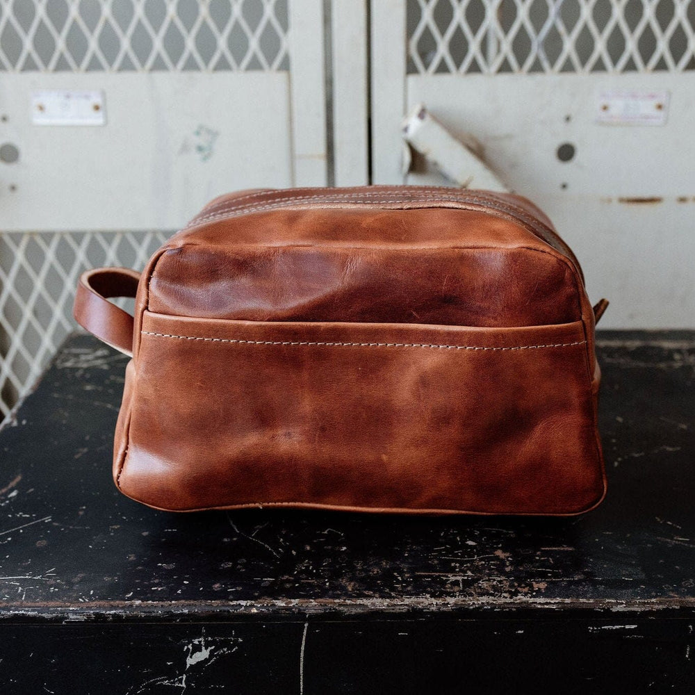 Leather Dopp Kit Accessories Bradley Mountain 