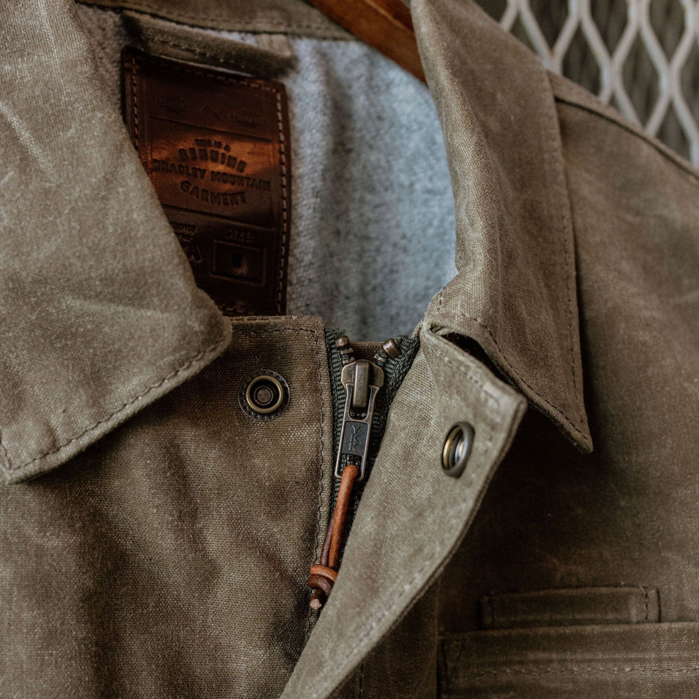 Cabin Jacket w/ Zipper - Field Tan Bradley Mountain 