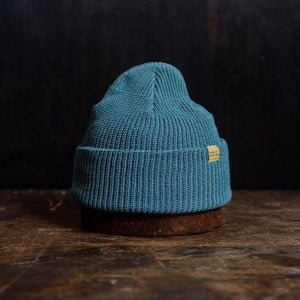 Cotton Watch Cap - Azure Bradley Mountain 