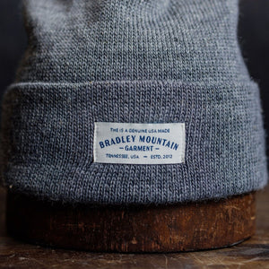 American Mohair Watch Cap - Fog Bradley Mountain 