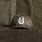 Lucky 13 Applique Hat - Camo Twill Bradley Mountain 
