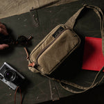 Pointer Crossbody Bag - Field Tan Accessories Bradley Mountain 