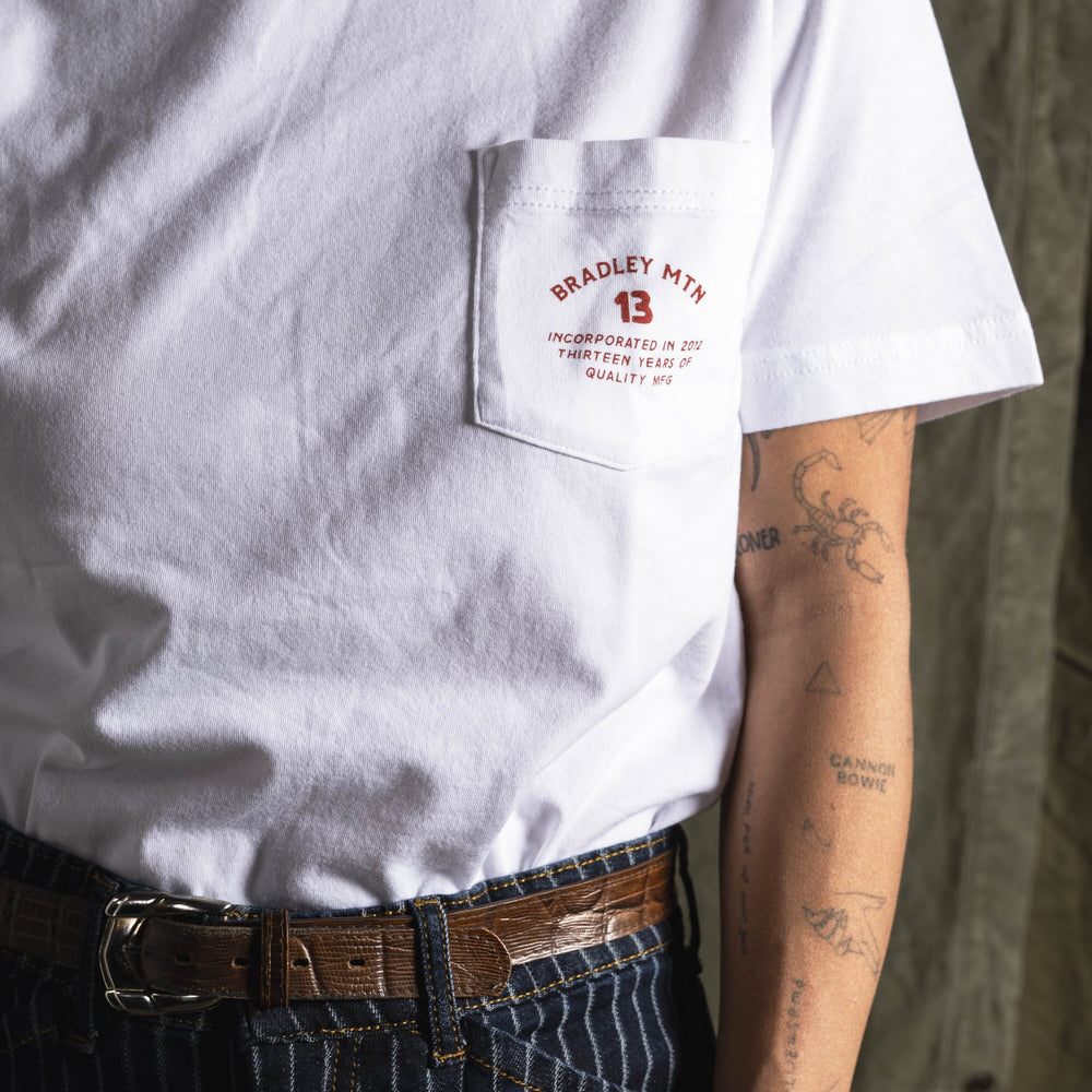 13 Year Legacy Pocket Tee Bradley Mountain 