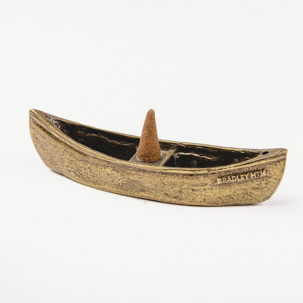 Cast Iron Canoe Smudge Pot and Incense Burner, Cast Iron Incense Holde –  Moon Mountain Gems